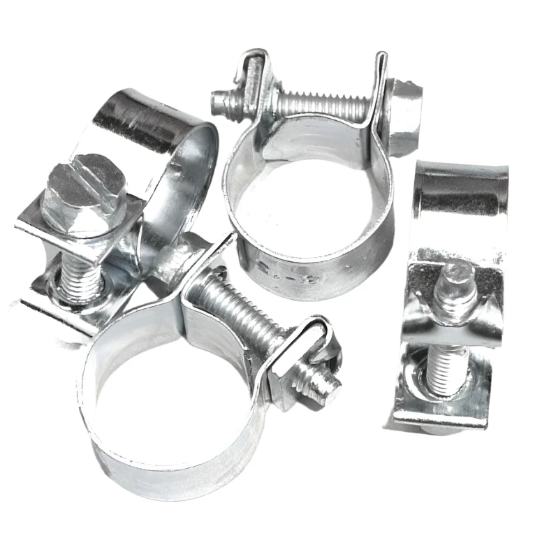 Zinc Plated Fuel Hose Clips Pack of 4 - Choose Size - Image 4