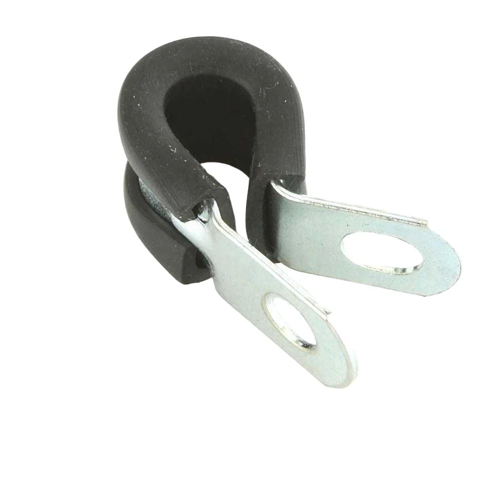 Zinc Plated Steel Rubber Lined  P-Clips Pack of 5 - 8 Sizes - Image 4